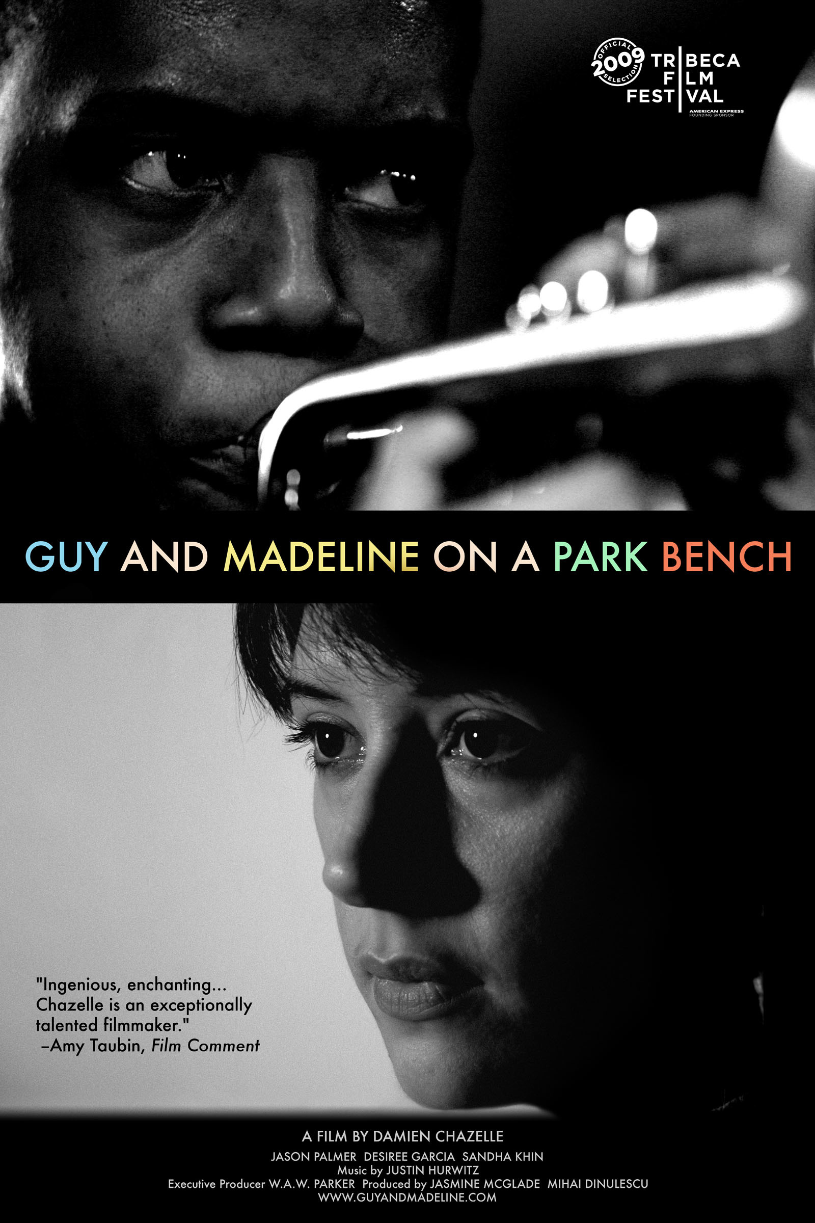 Mega Sized Movie Poster Image for Guy and Madeline on a Park Bench (#1 of 2)