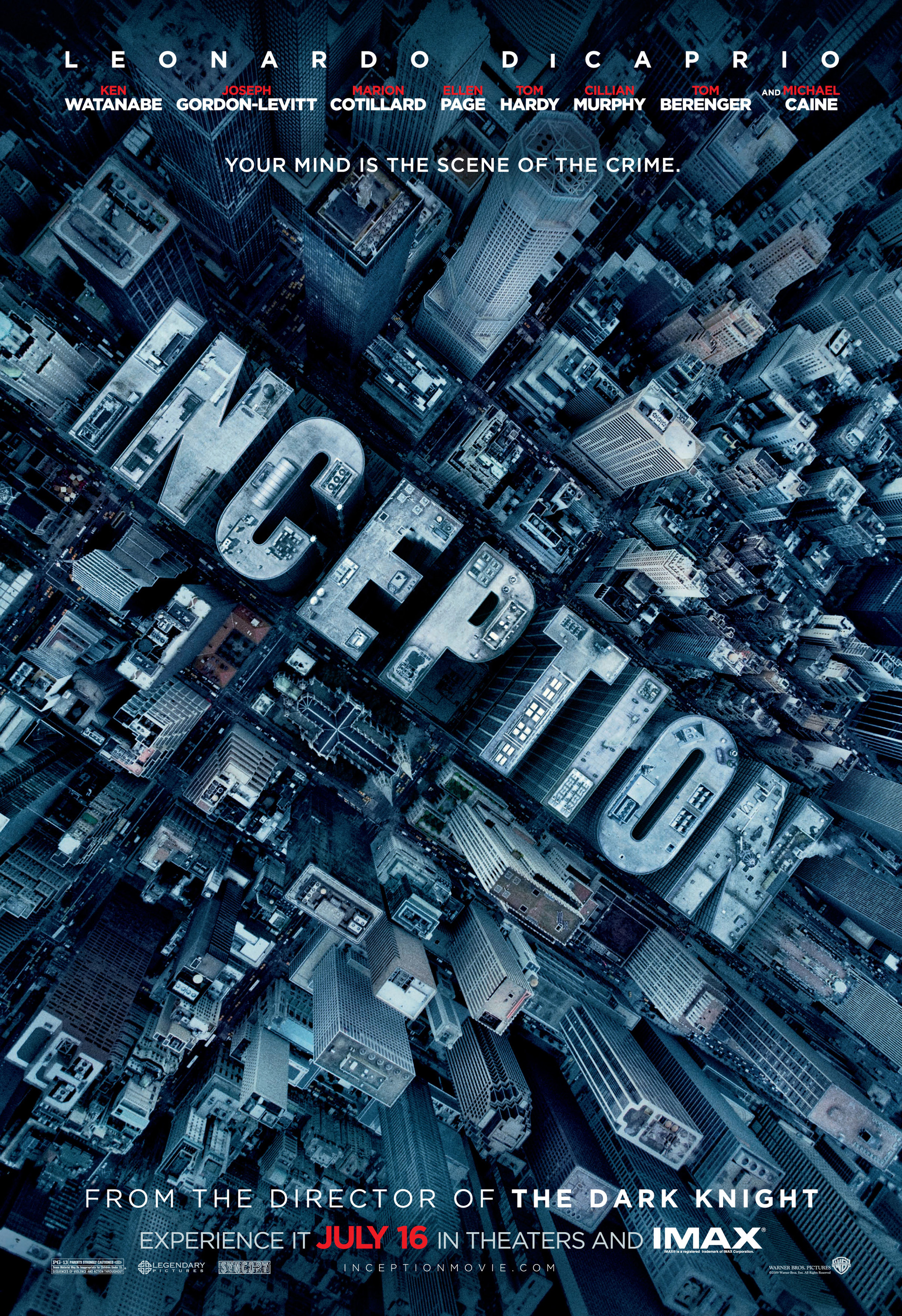 Mega Sized Movie Poster Image for Inception (#2 of 15)