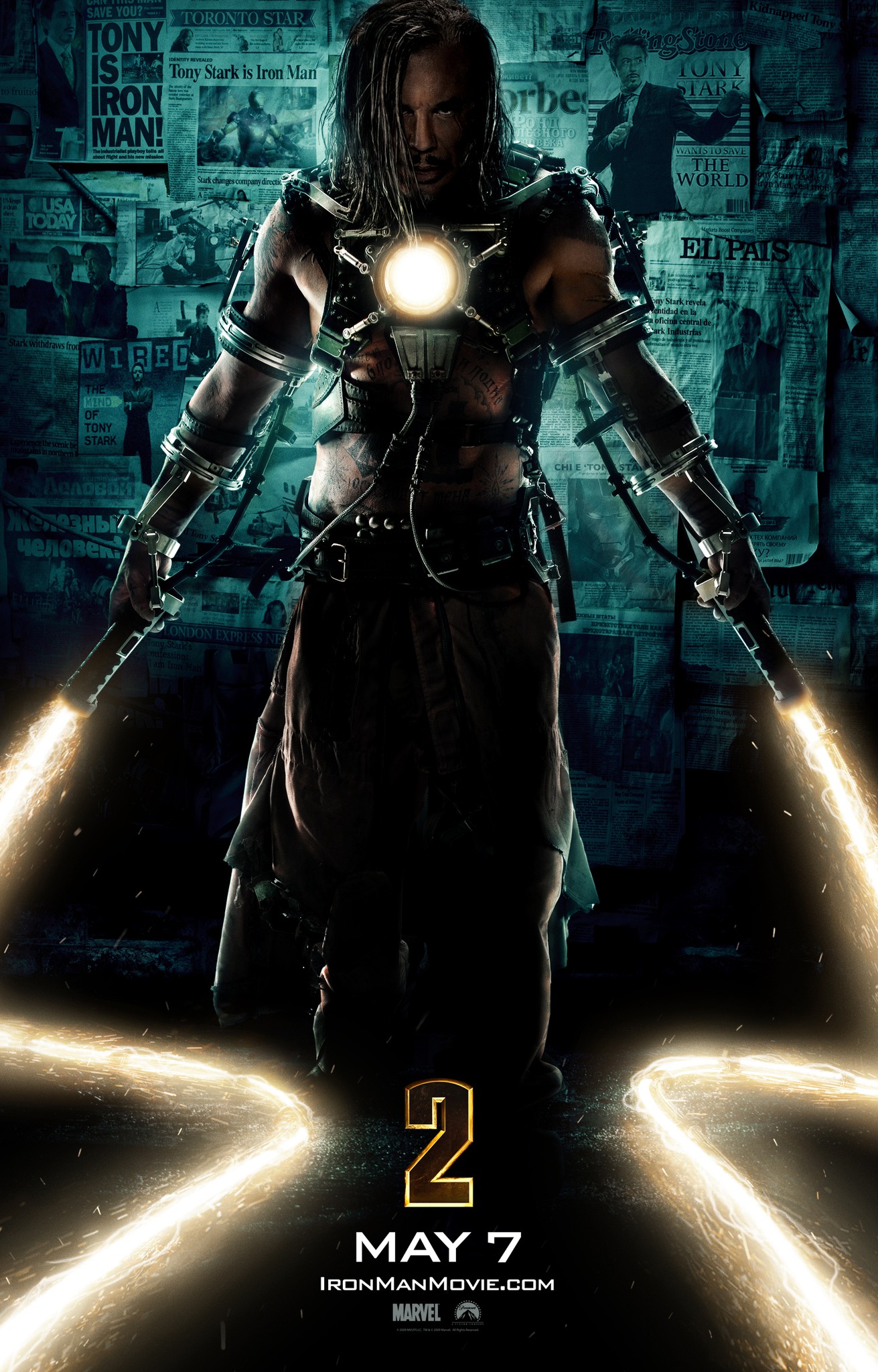 Mega Sized Movie Poster Image for Iron Man 2 (#3 of 14)