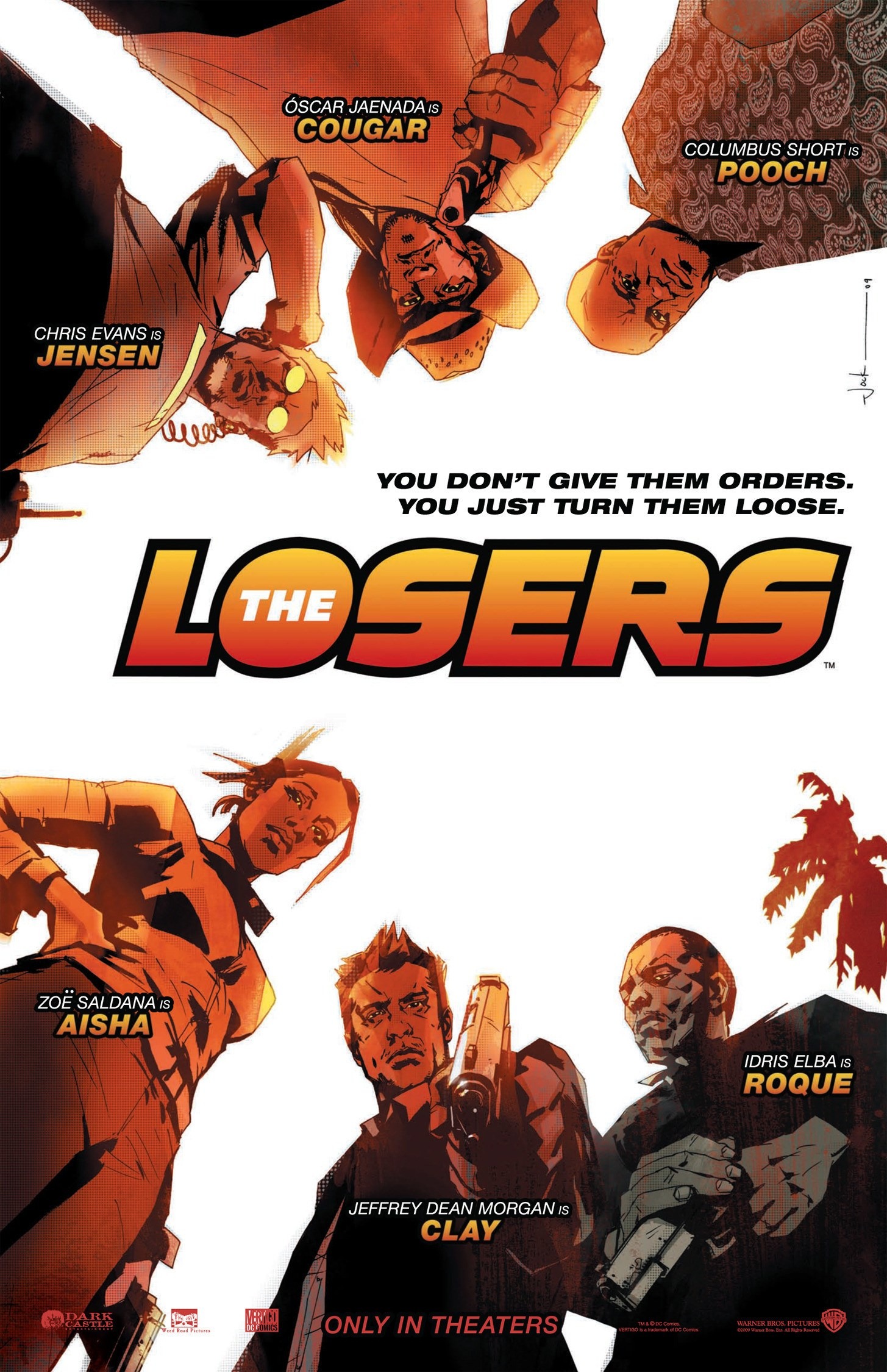 Mega Sized Movie Poster Image for The Losers (#1 of 11)