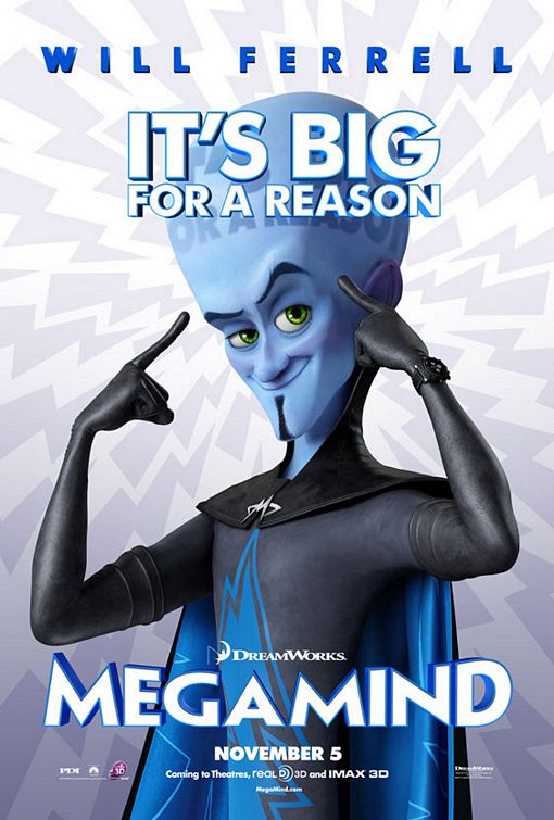 Megamind Movie Poster (#1 of 19) - IMP Awards