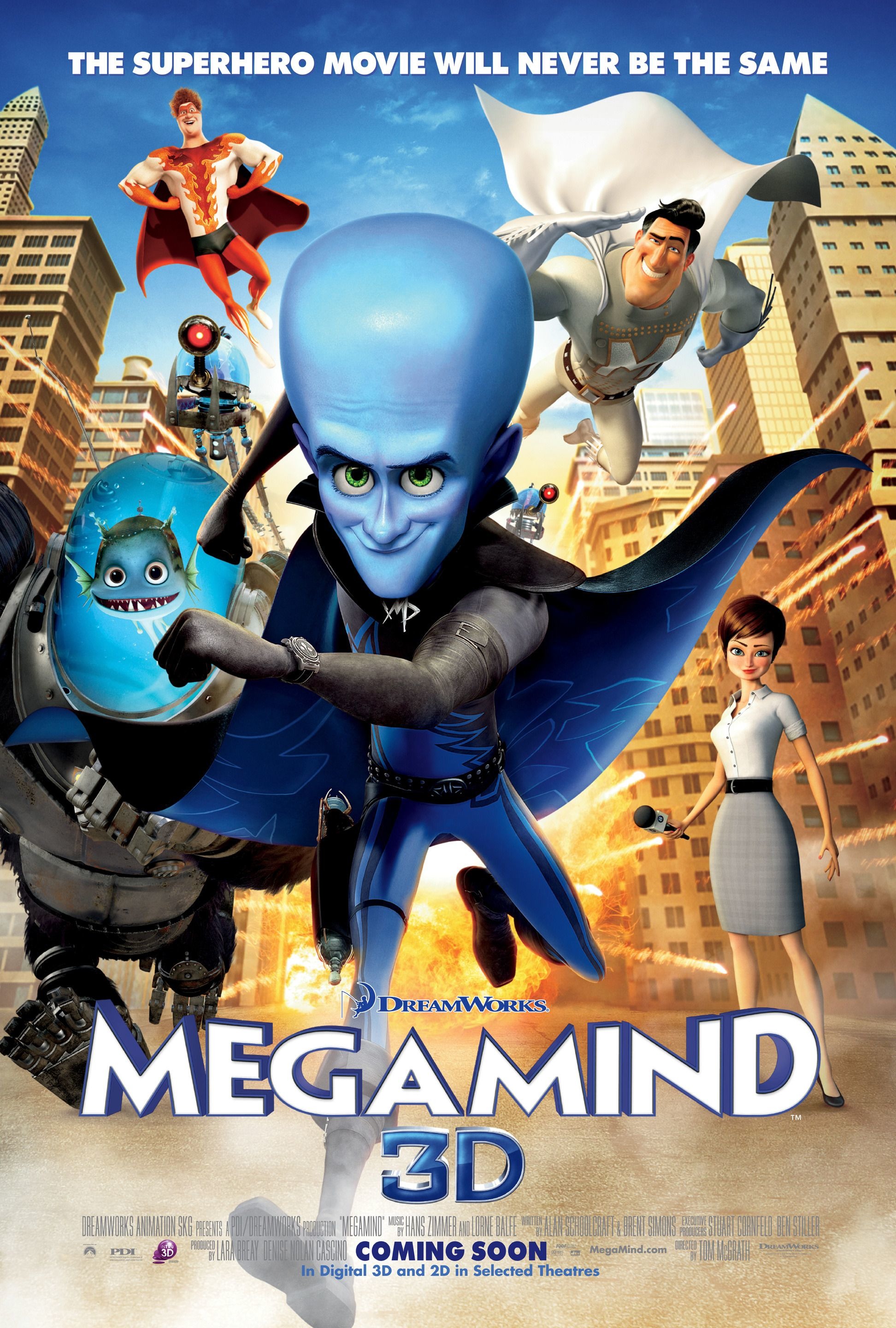 Mega Sized Movie Poster Image for Megamind (#10 of 19)