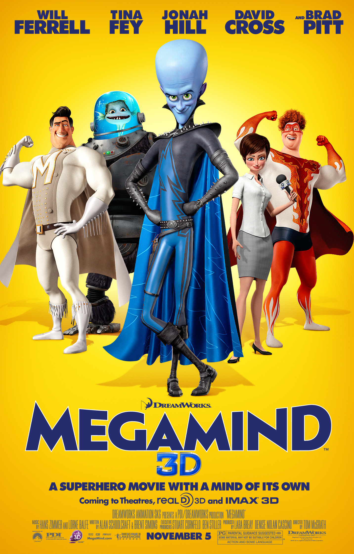 Mega Sized Movie Poster Image for Megamind (#13 of 19)