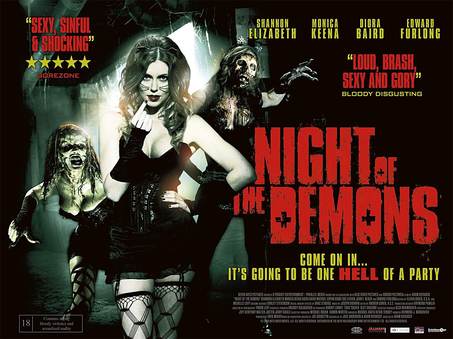 Extra Large Movie Poster Image for Night of the Demons 