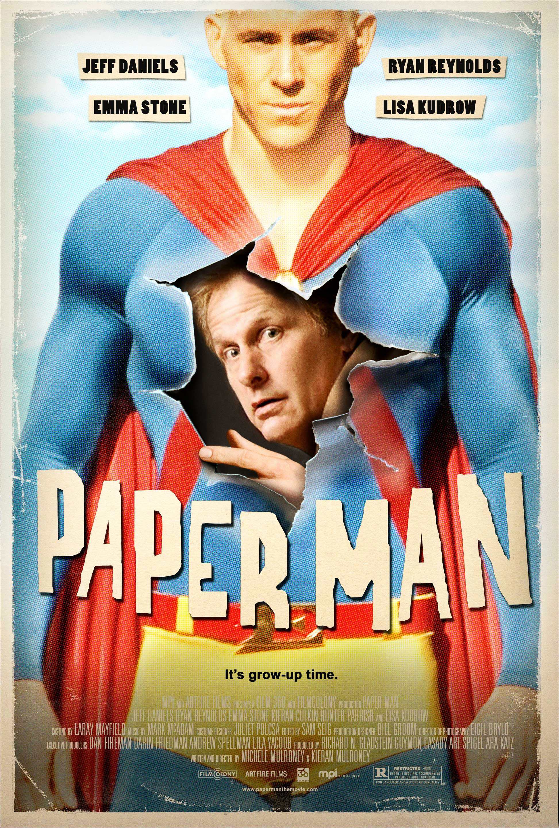 Mega Sized Movie Poster Image for Paper Man (#2 of 2)