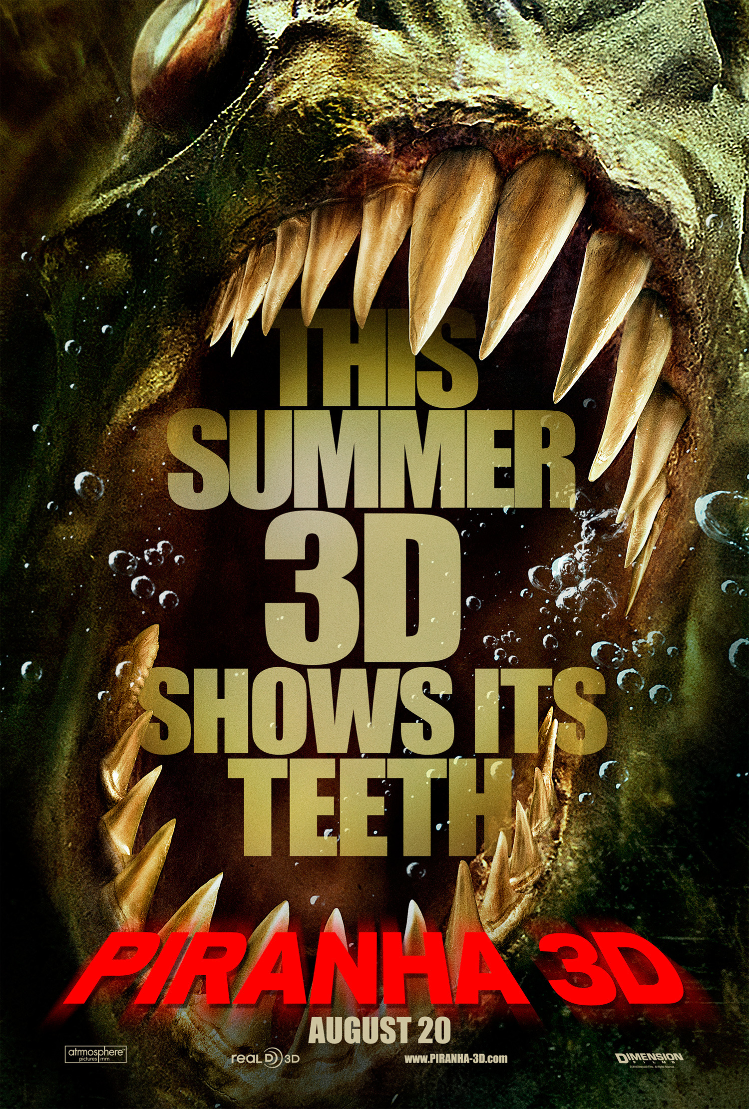 Mega Sized Movie Poster Image for Piranha 3-D (#1 of 7)