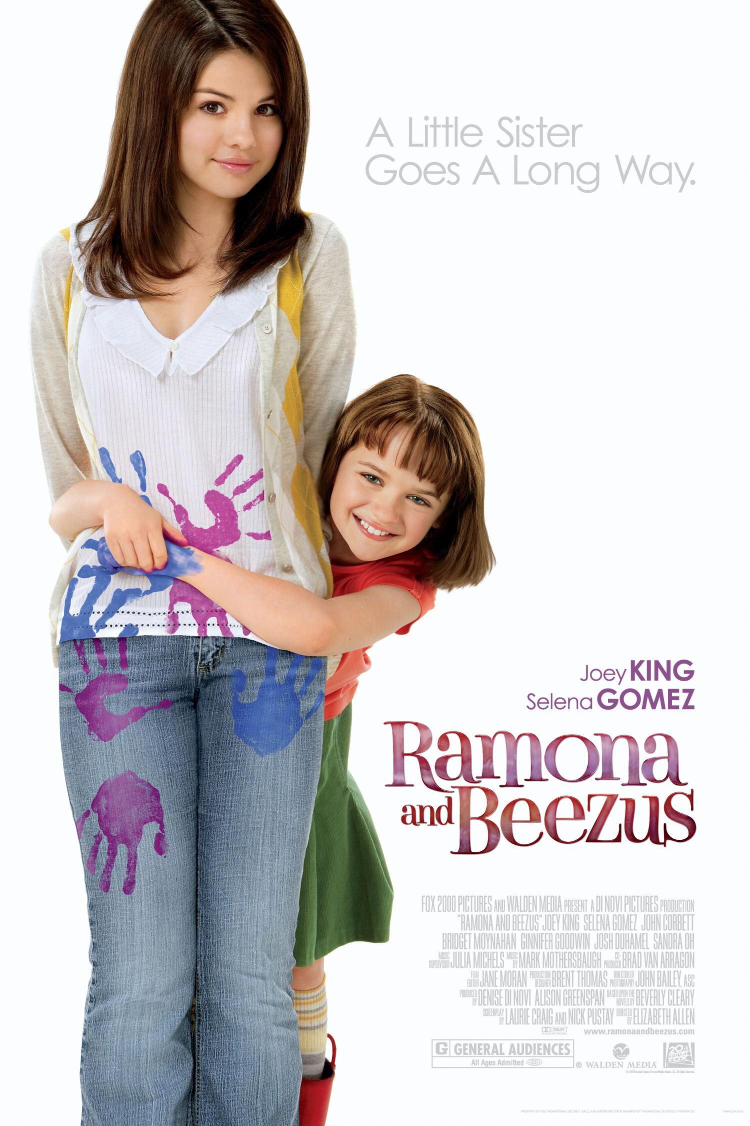 Mega Sized Movie Poster Image for Ramona and Beezus 