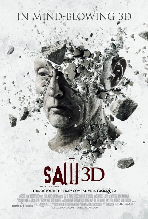 Saw 3D Movie Poster