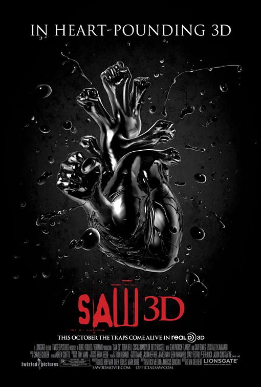 Saw 3D Movie Poster