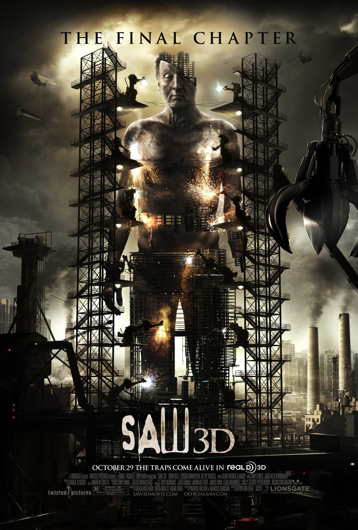 Mega Sized Movie Poster Image for Saw 3D (#6 of 10)