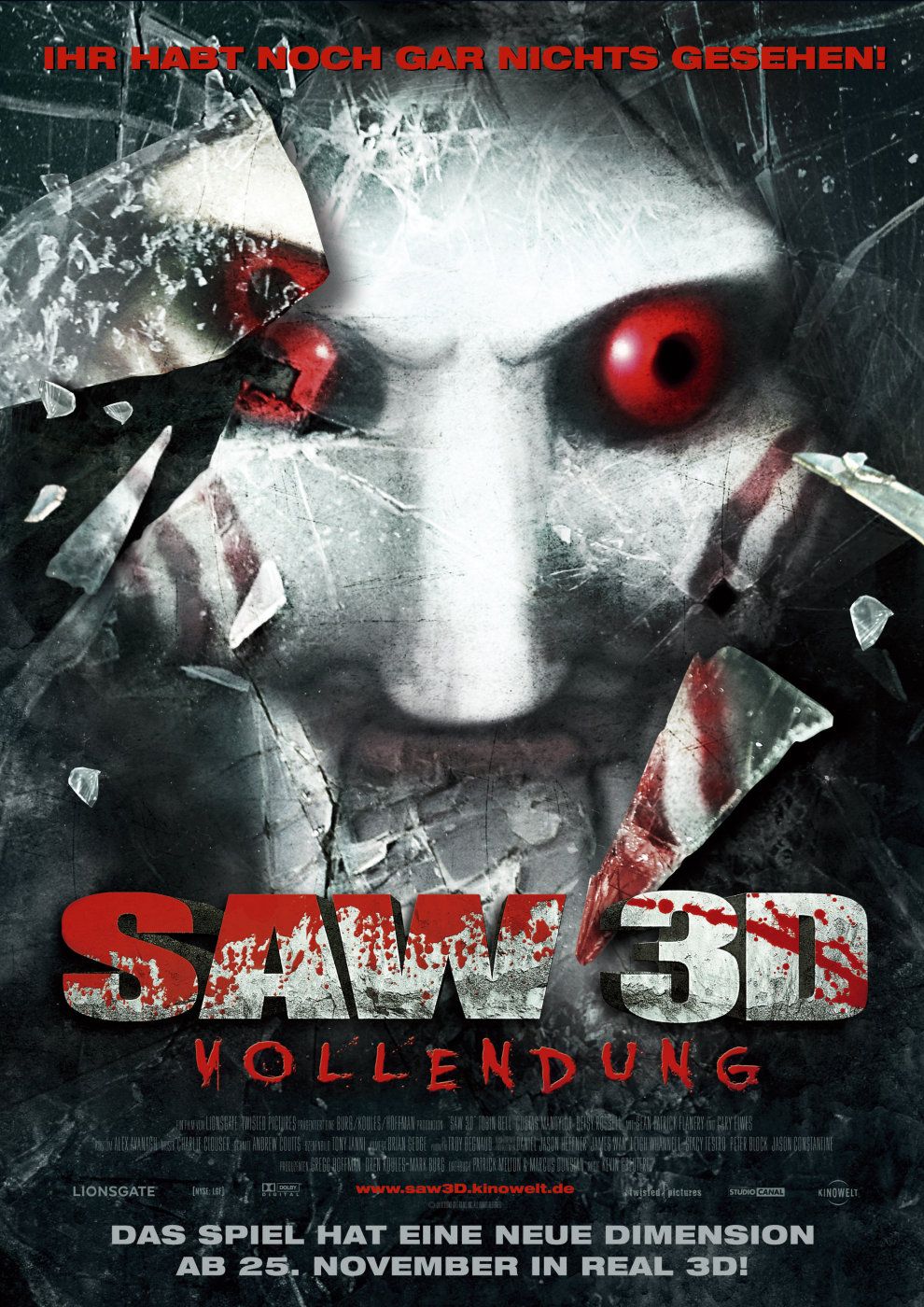 Extra Large Movie Poster Image for Saw 3D (#9 of 10)
