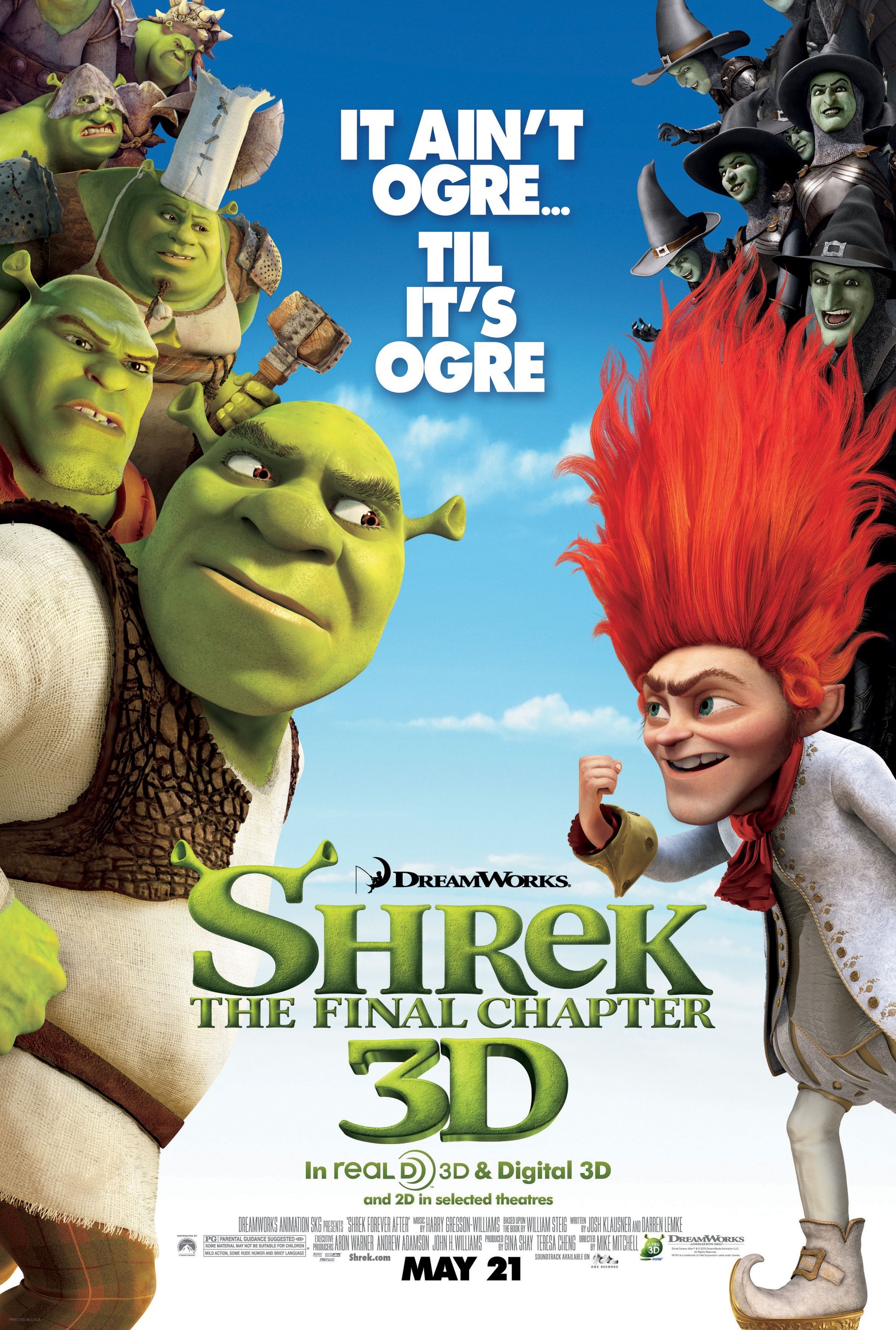 Mega Sized Movie Poster Image for Shrek Forever After (#8 of 12)