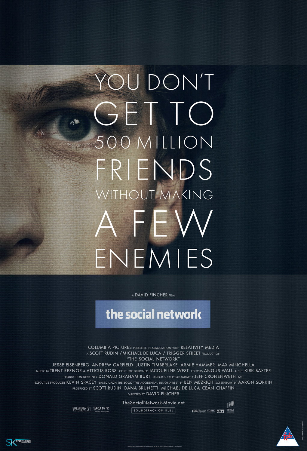 Extra Large Movie Poster Image for The Social Network (#2 of 2)