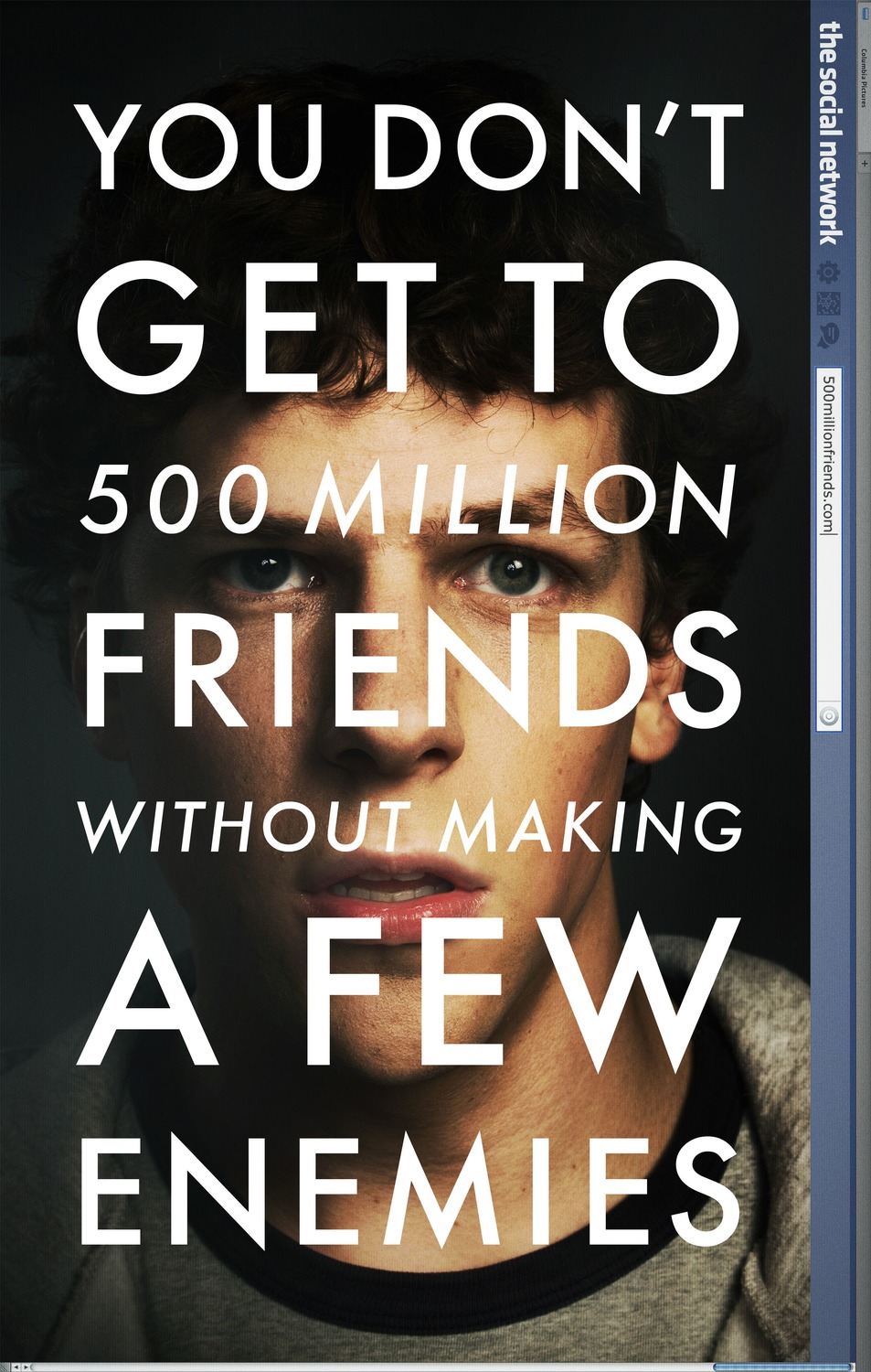 Extra Large Movie Poster Image for The Social Network (#1 of 2)
