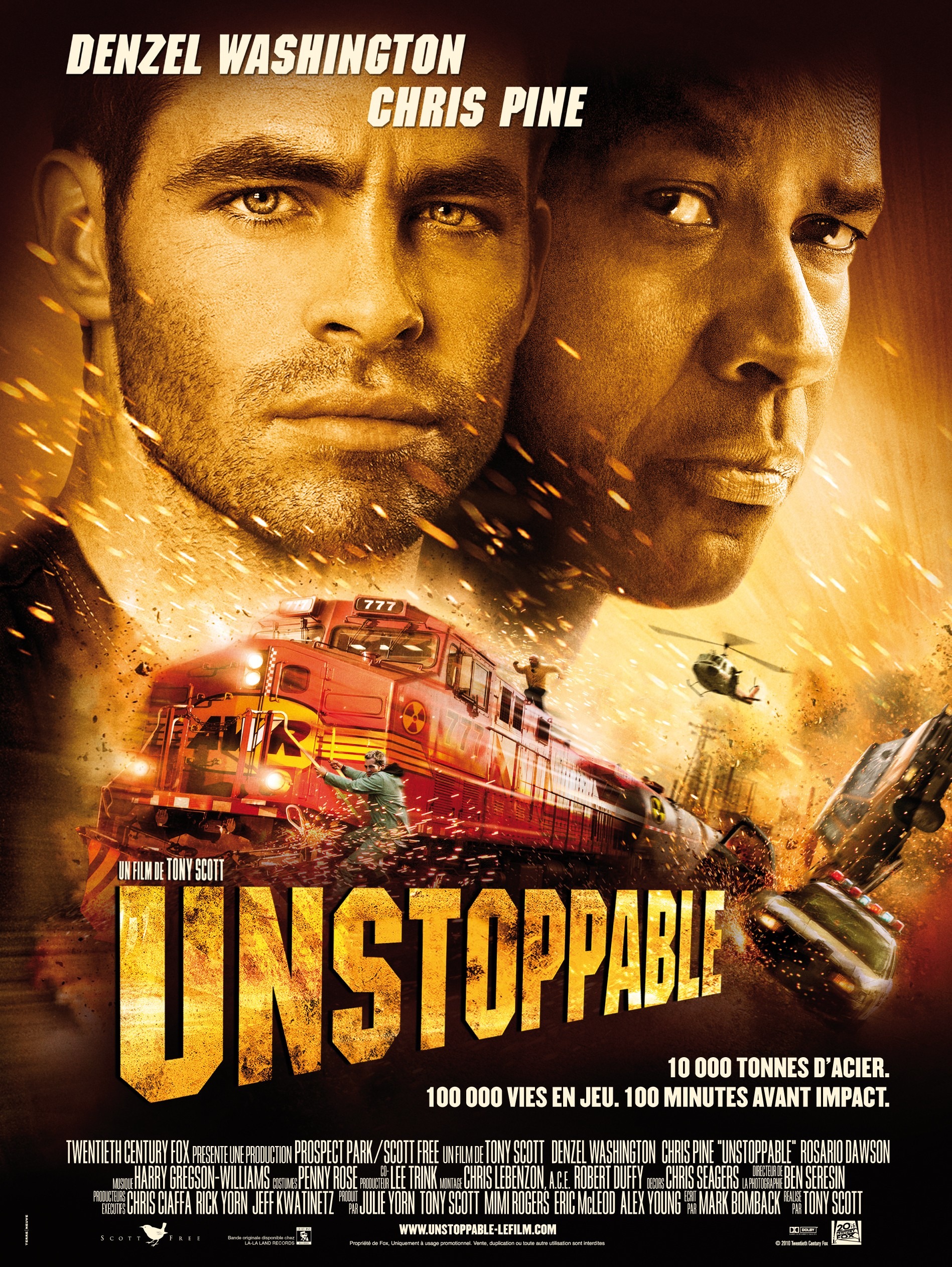 Mega Sized Movie Poster Image for Unstoppable (#7 of 8)