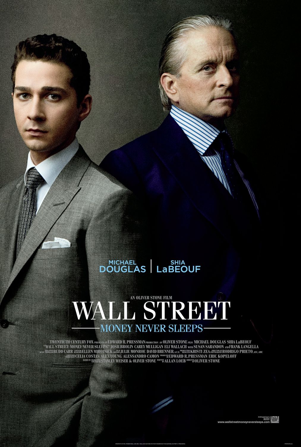Extra Large Movie Poster Image for Wall Street: Money Never Sleeps (#2 of 4)