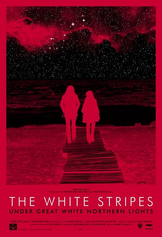 The White Stripes Under Great White Northern Lights Movie Poster