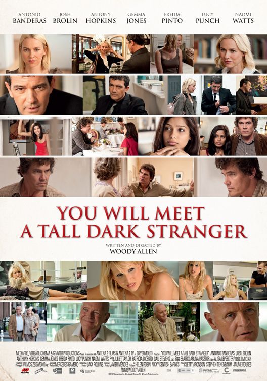 You Will Meet a Tall Dark Stranger Movie Poster