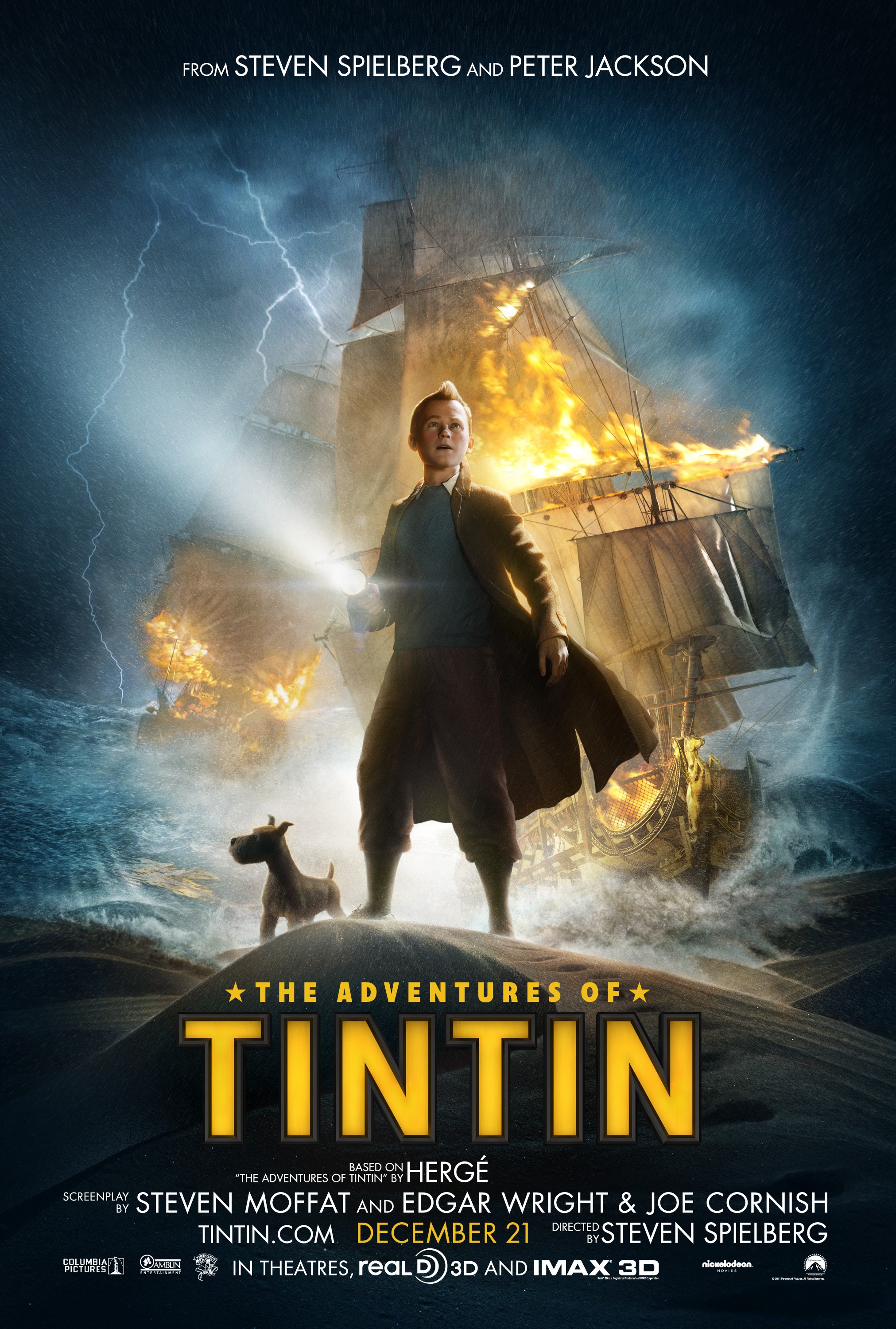 Mega Sized Movie Poster Image for The Adventures of Tintin: The Secret of the Unicorn (#5 of 5)