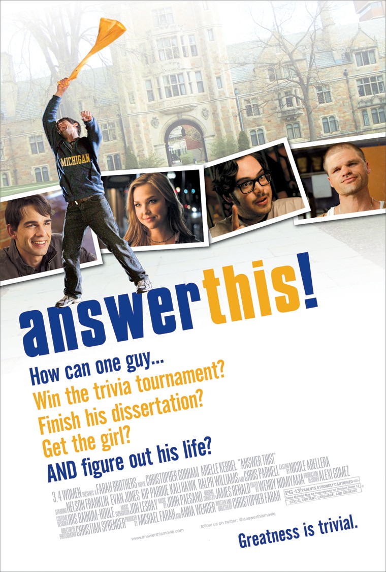 Extra Large Movie Poster Image for Answer This! 