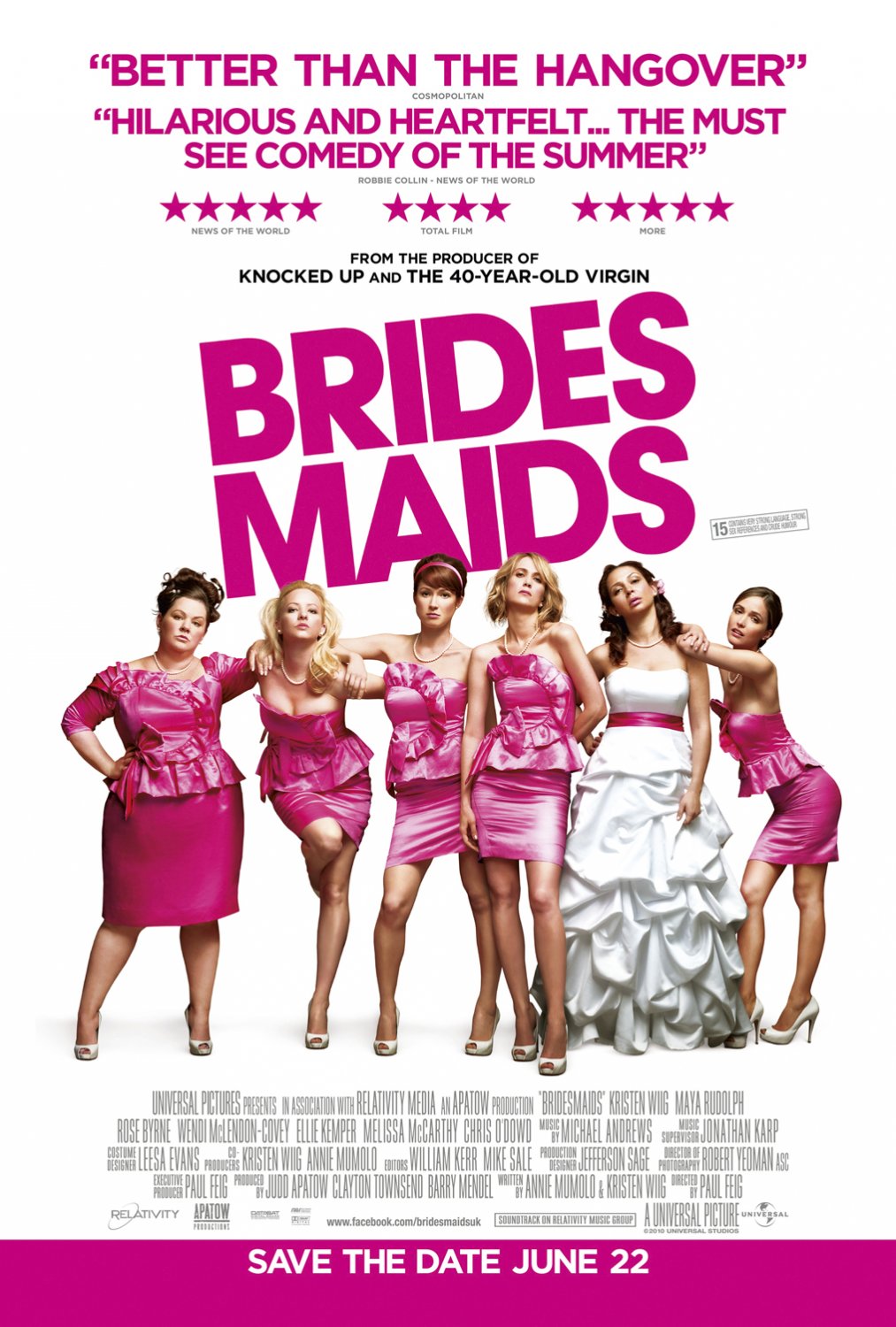 Extra Large Movie Poster Image for Bridesmaids (#3 of 10)