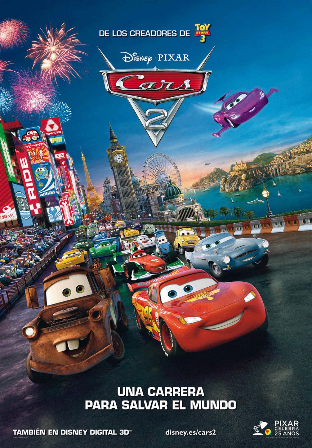 Extra Large Movie Poster Image for Cars 2 (#18 of 18)