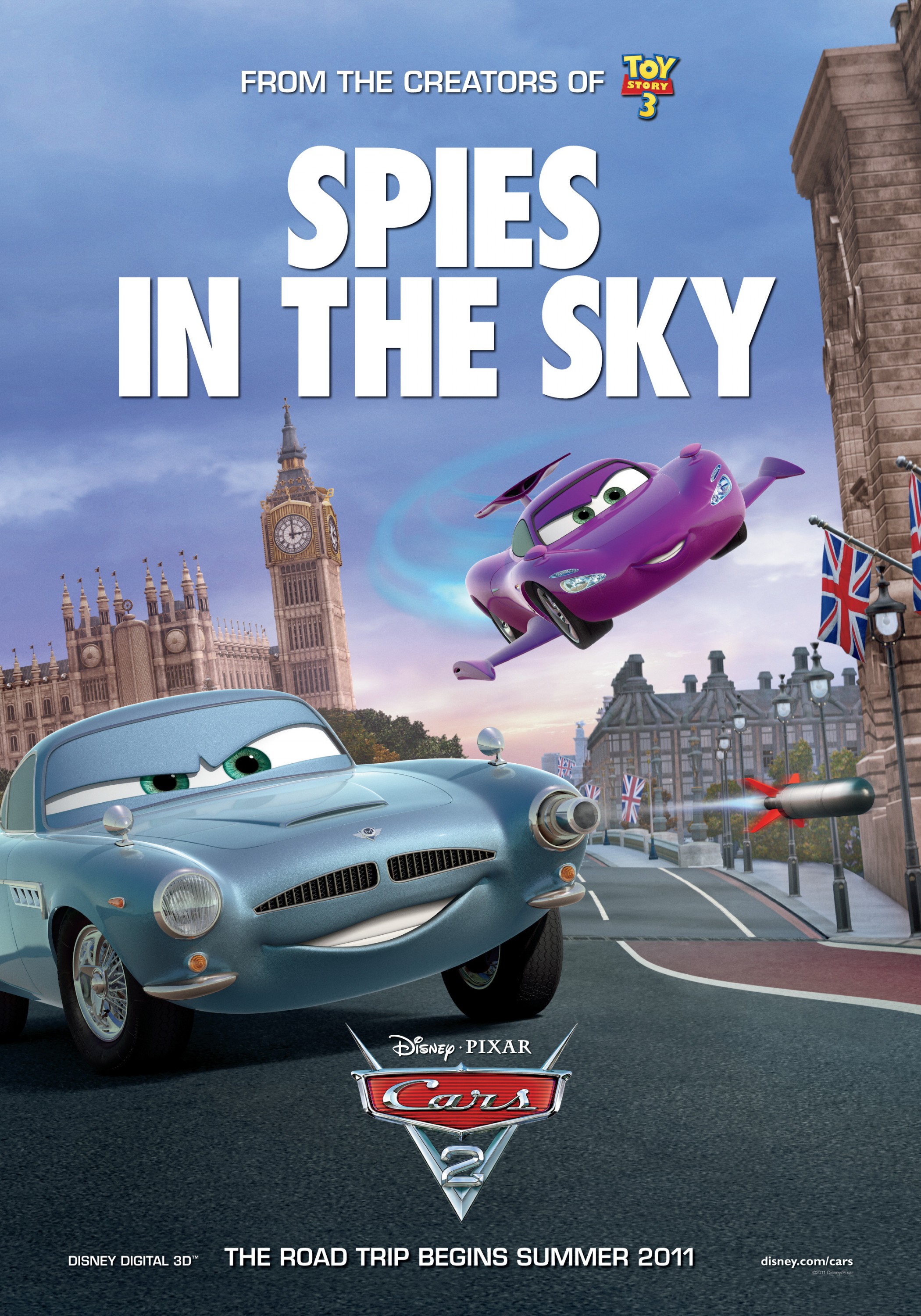 Mega Sized Movie Poster Image for Cars 2 (#8 of 18)