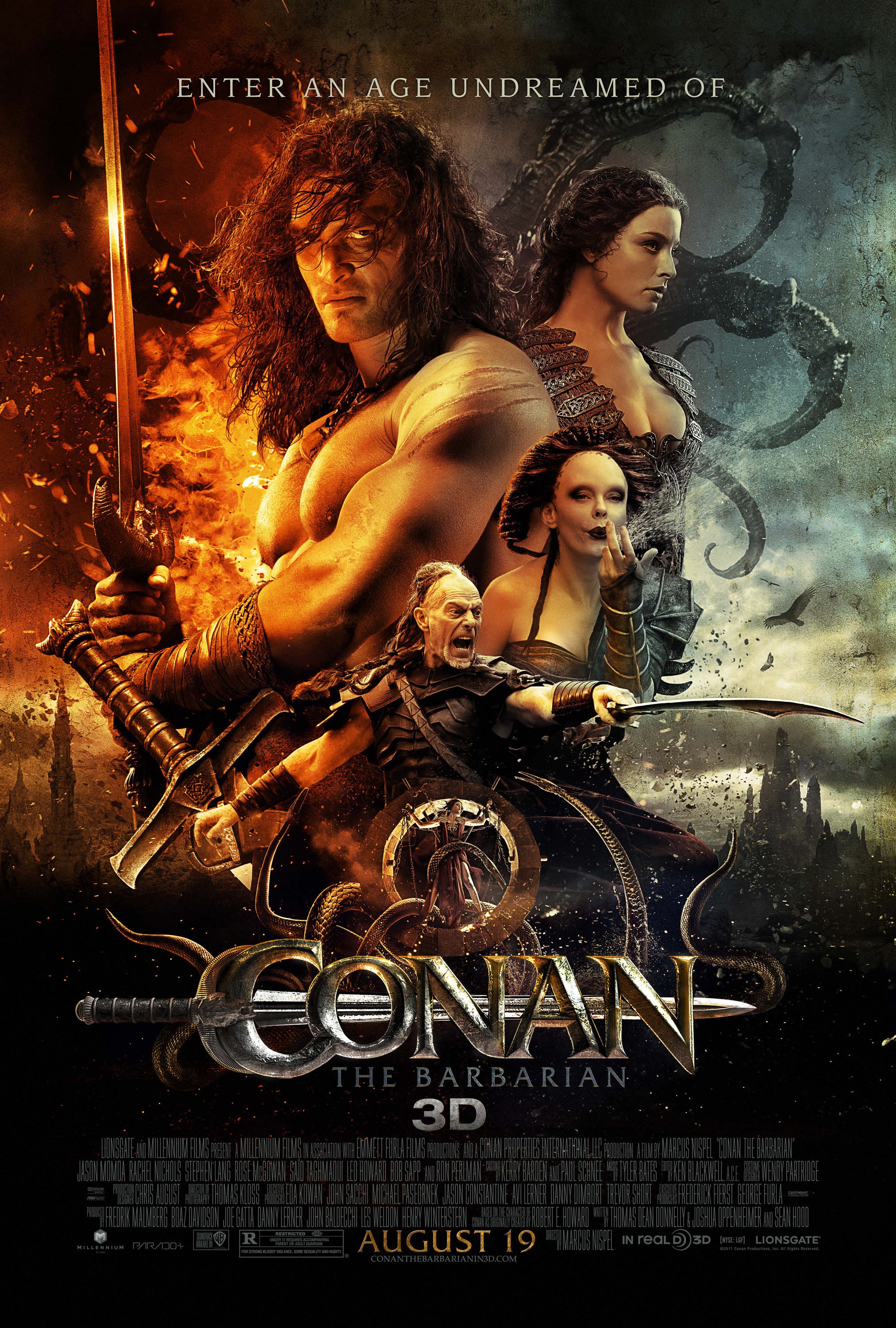 Mega Sized Movie Poster Image for Conan the Barbarian (#8 of 10)