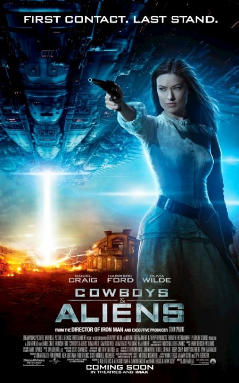 Cowboys & Aliens Movie 2012 Wall Calendar NEW SEALED 