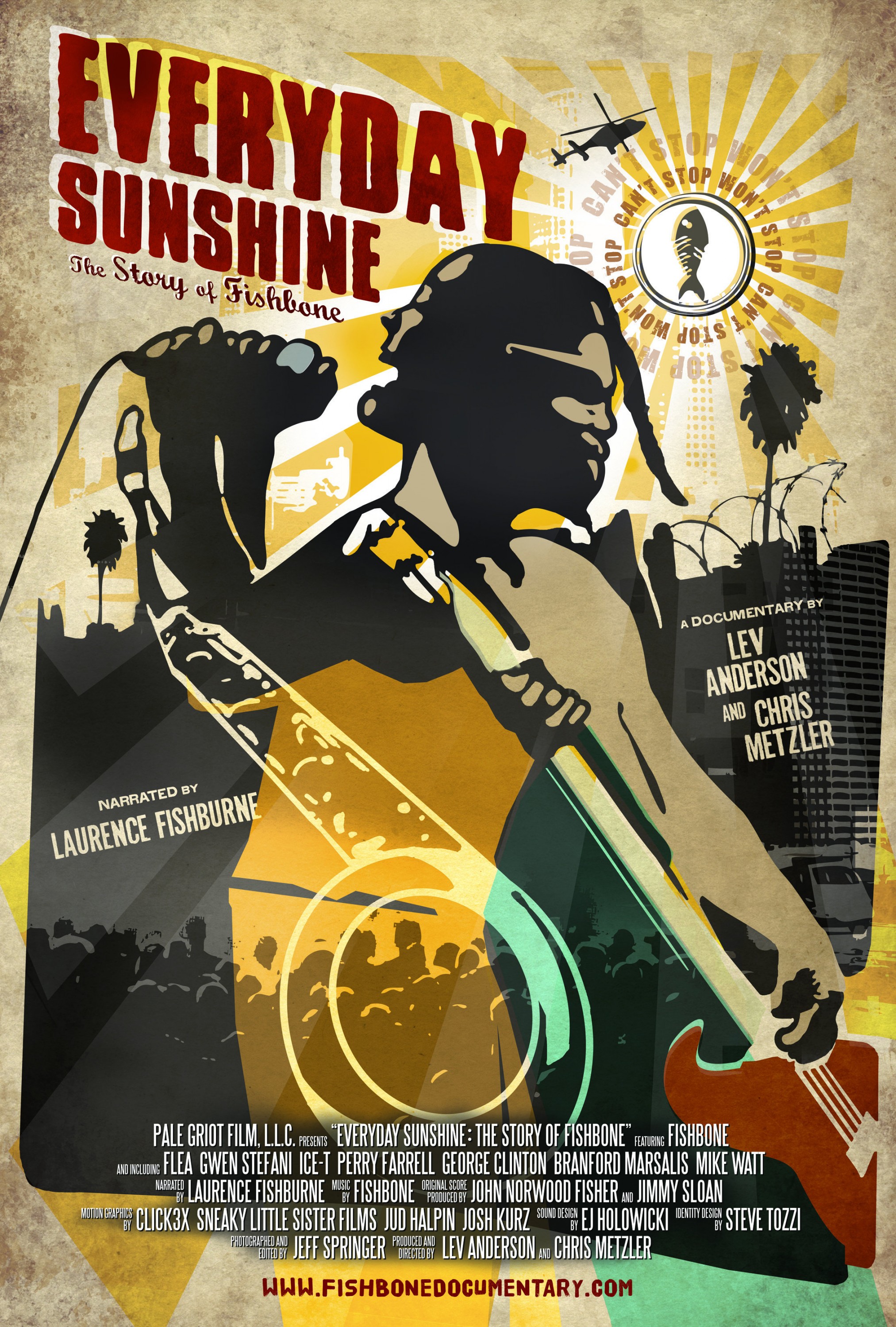 Mega Sized Movie Poster Image for Everyday Sunshine: The Story of Fishbone 