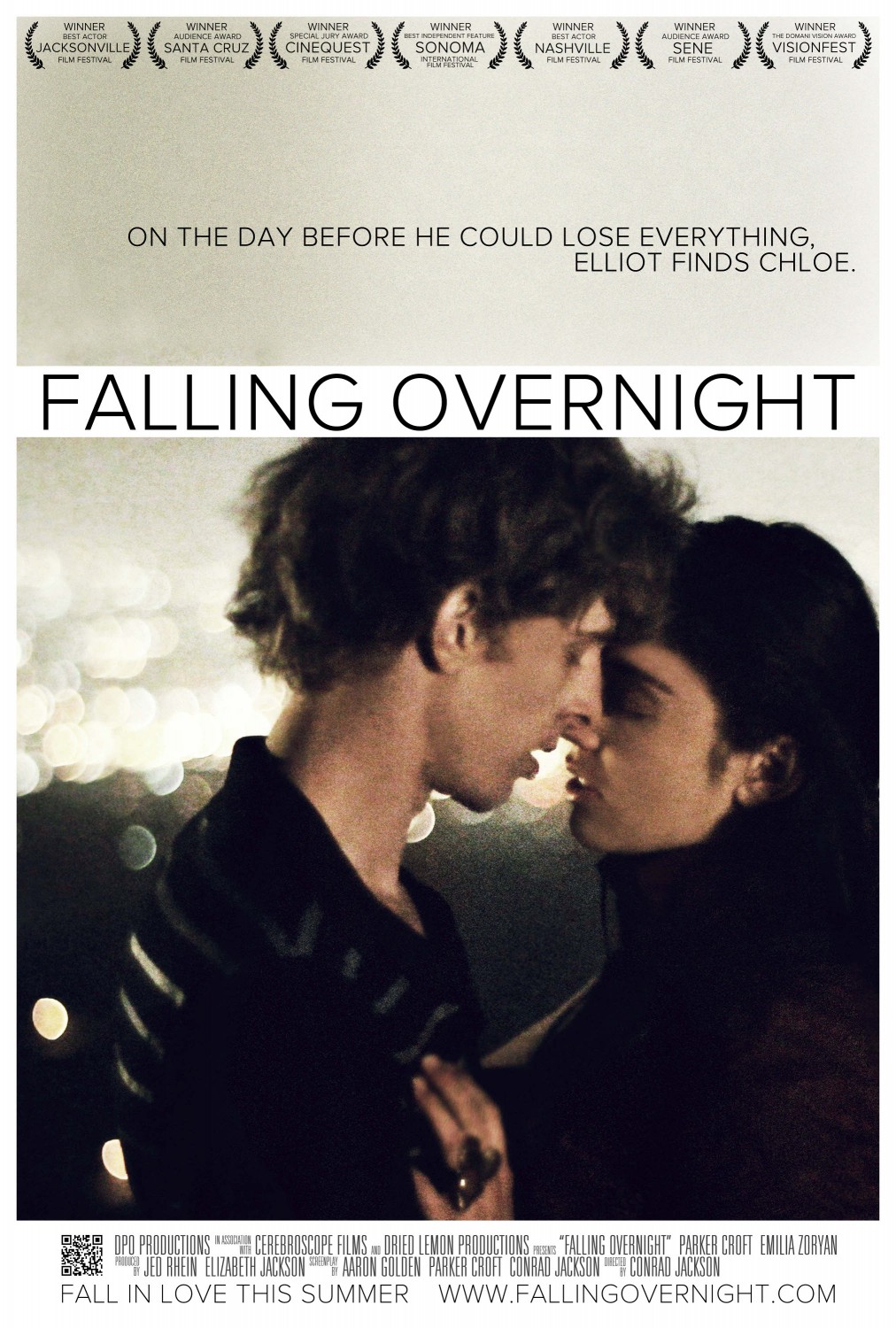 Extra Large Movie Poster Image for Falling Overnight 