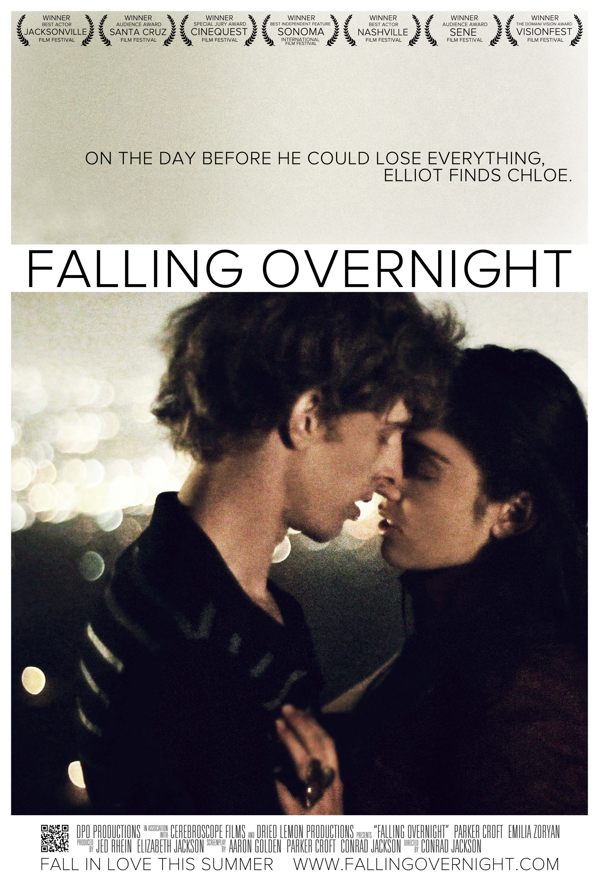 Mega Sized Movie Poster Image for Falling Overnight 