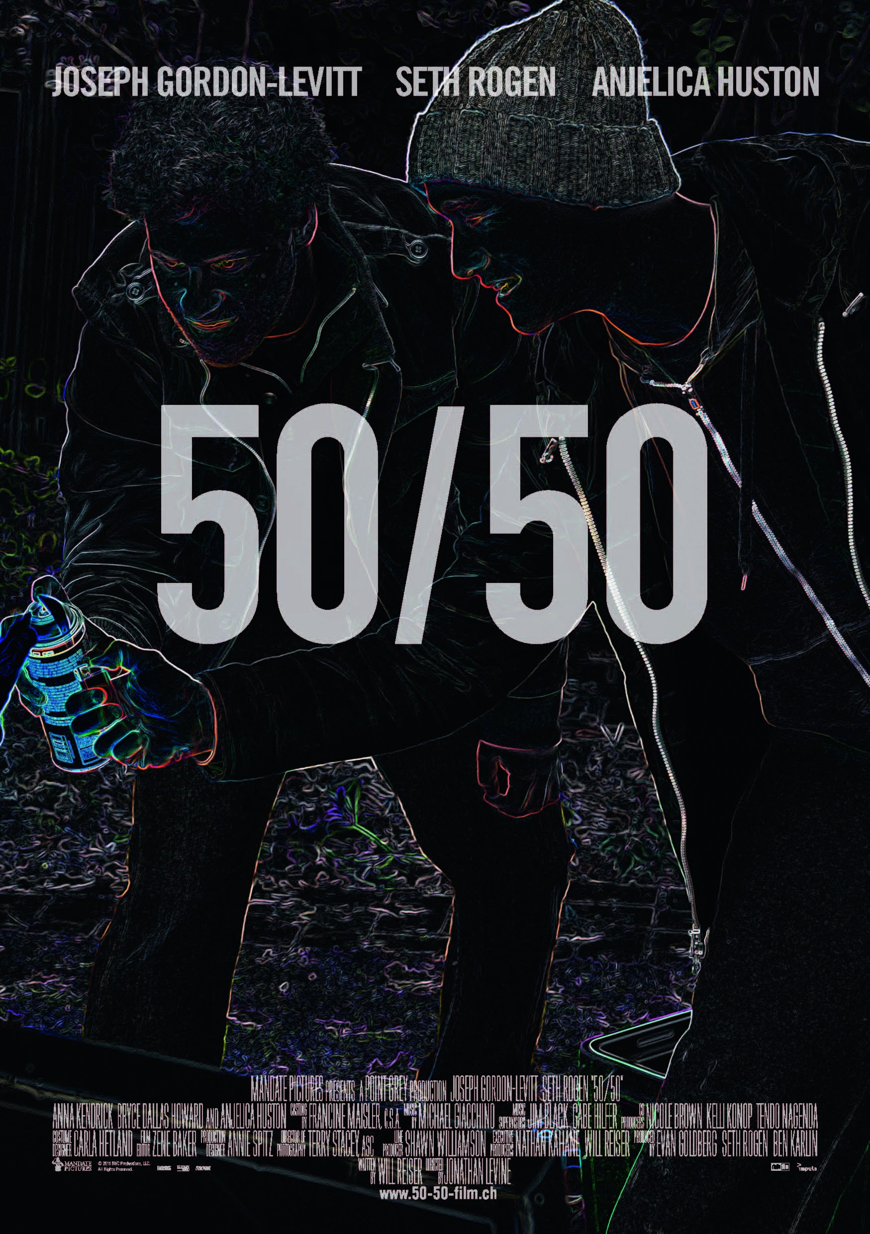 Mega Sized Movie Poster Image for 50/50 (#4 of 4)