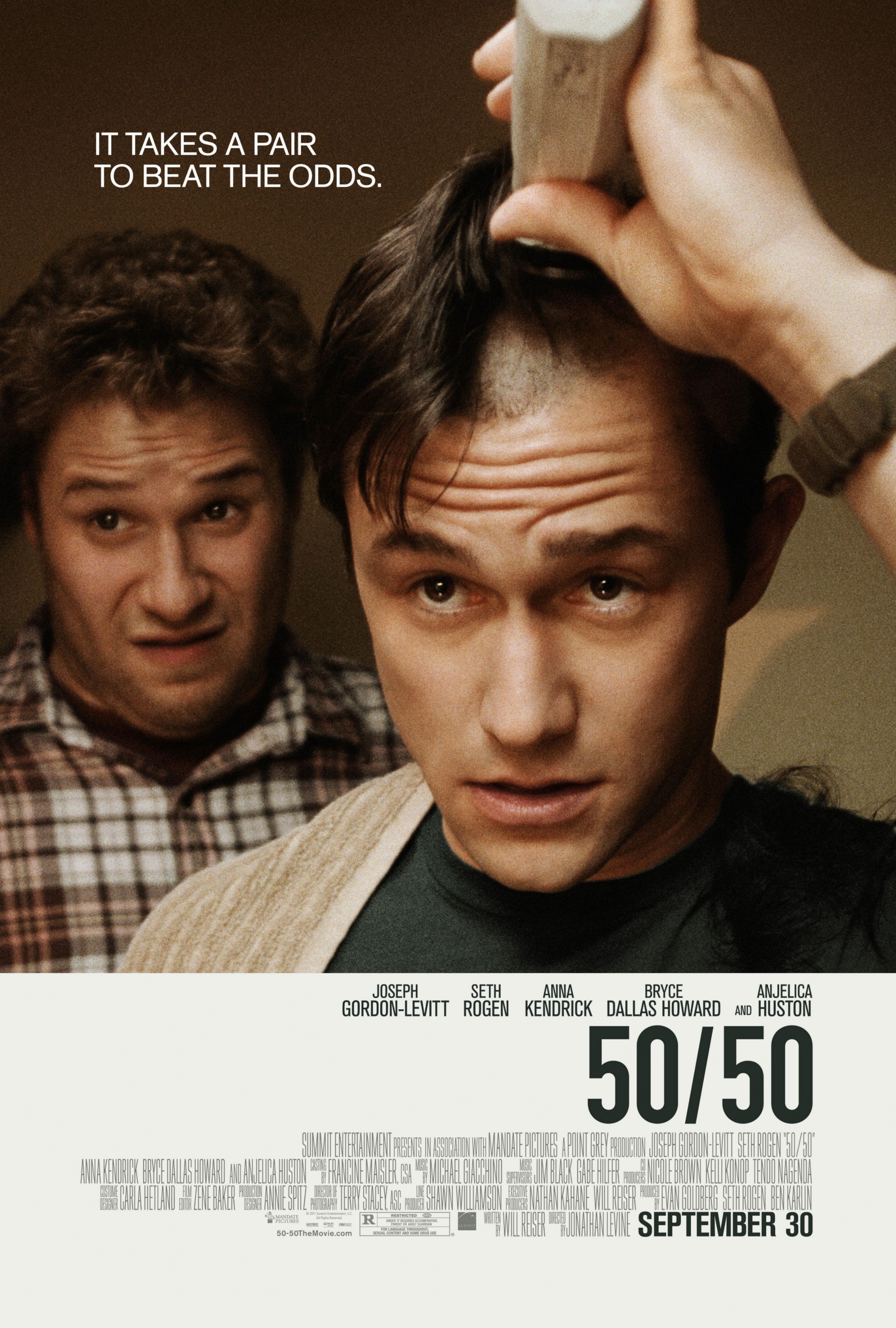 Mega Sized Movie Poster Image for 50/50 (#1 of 4)