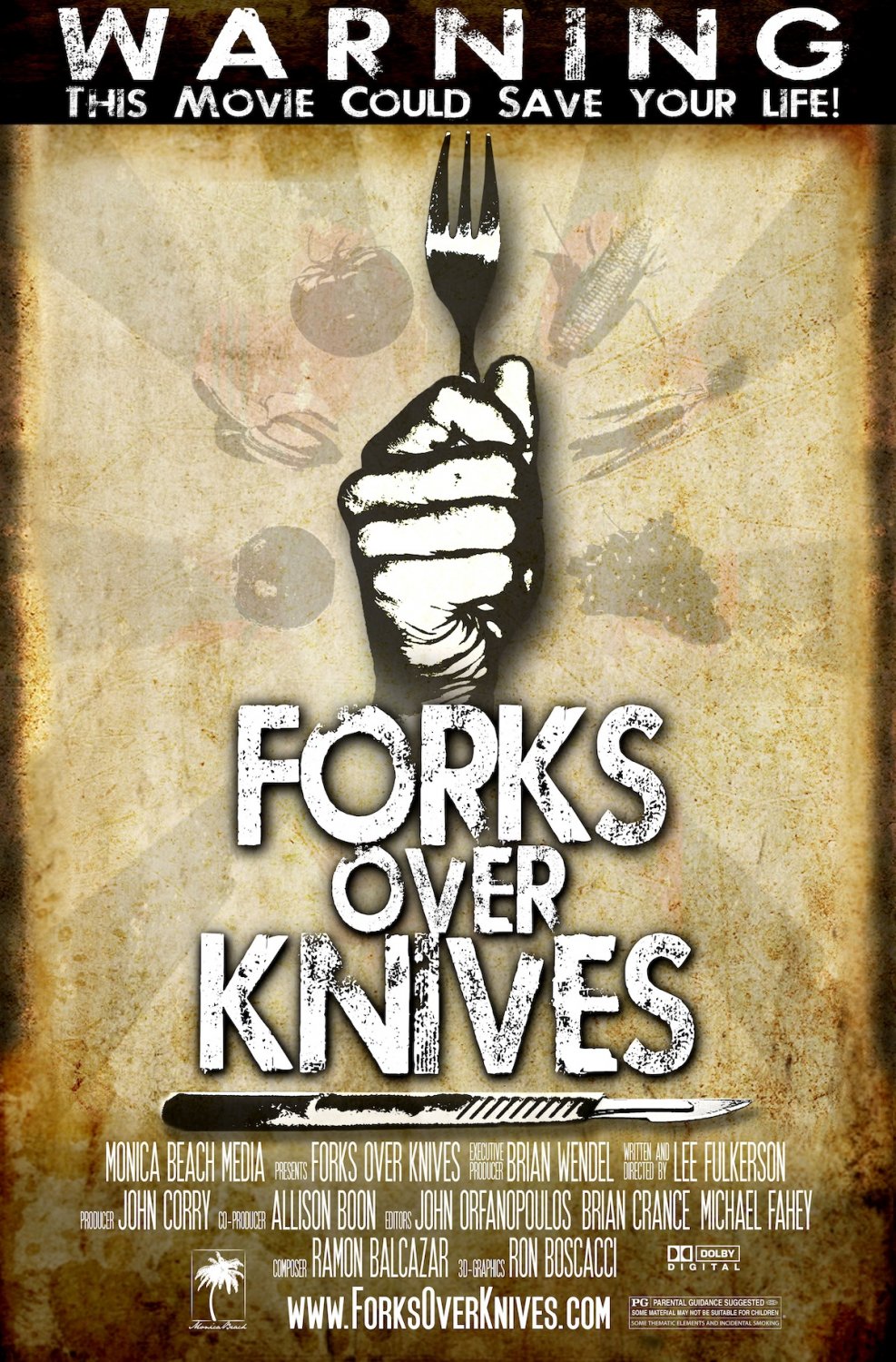 Extra Large Movie Poster Image for Forks Over Knives 