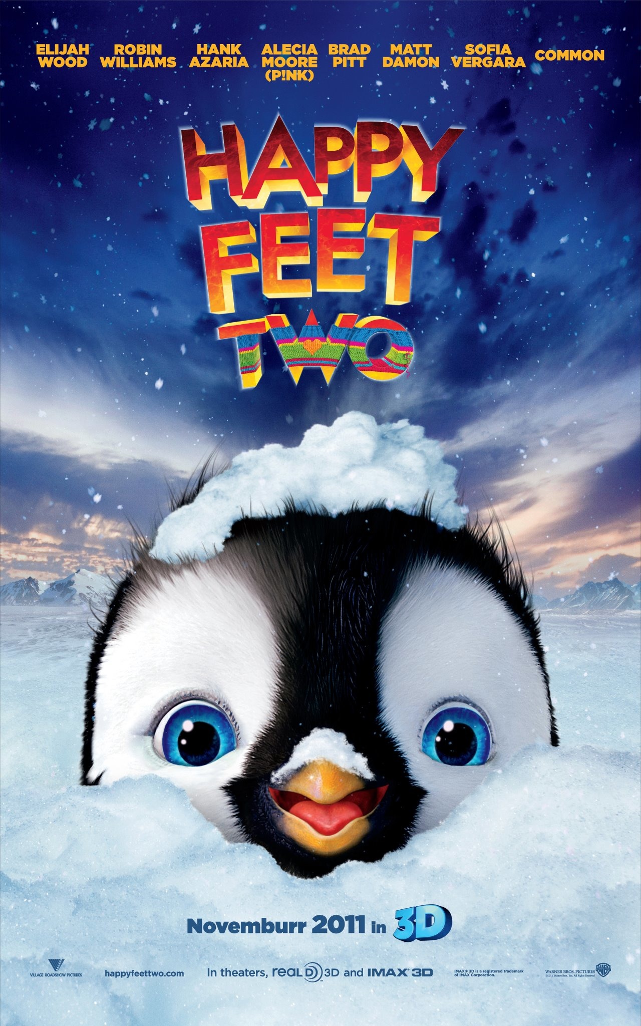 Mega Sized Movie Poster Image for Happy Feet Two (#2 of 6)