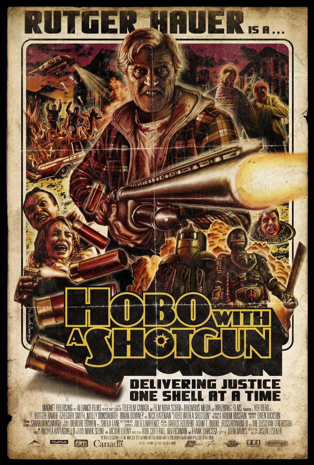 Extra Large Movie Poster Image for Hobo with a Shotgun (#1 of 2)