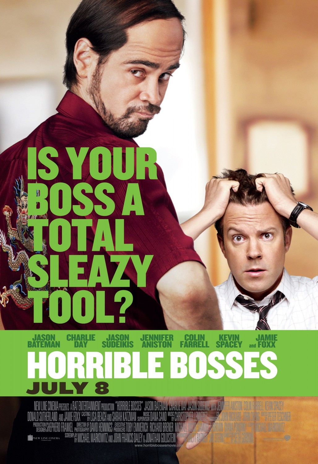 Extra Large Movie Poster Image for Horrible Bosses (#2 of 11)