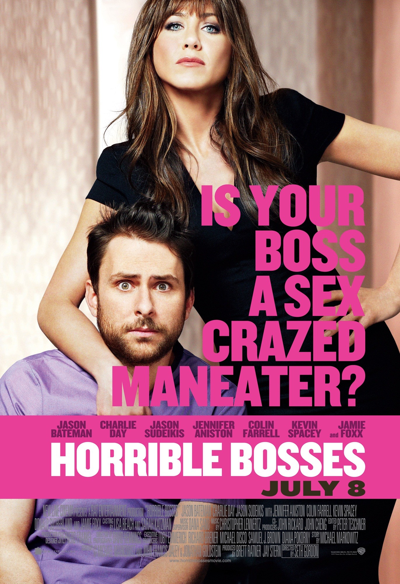 Mega Sized Movie Poster Image for Horrible Bosses (#3 of 11)