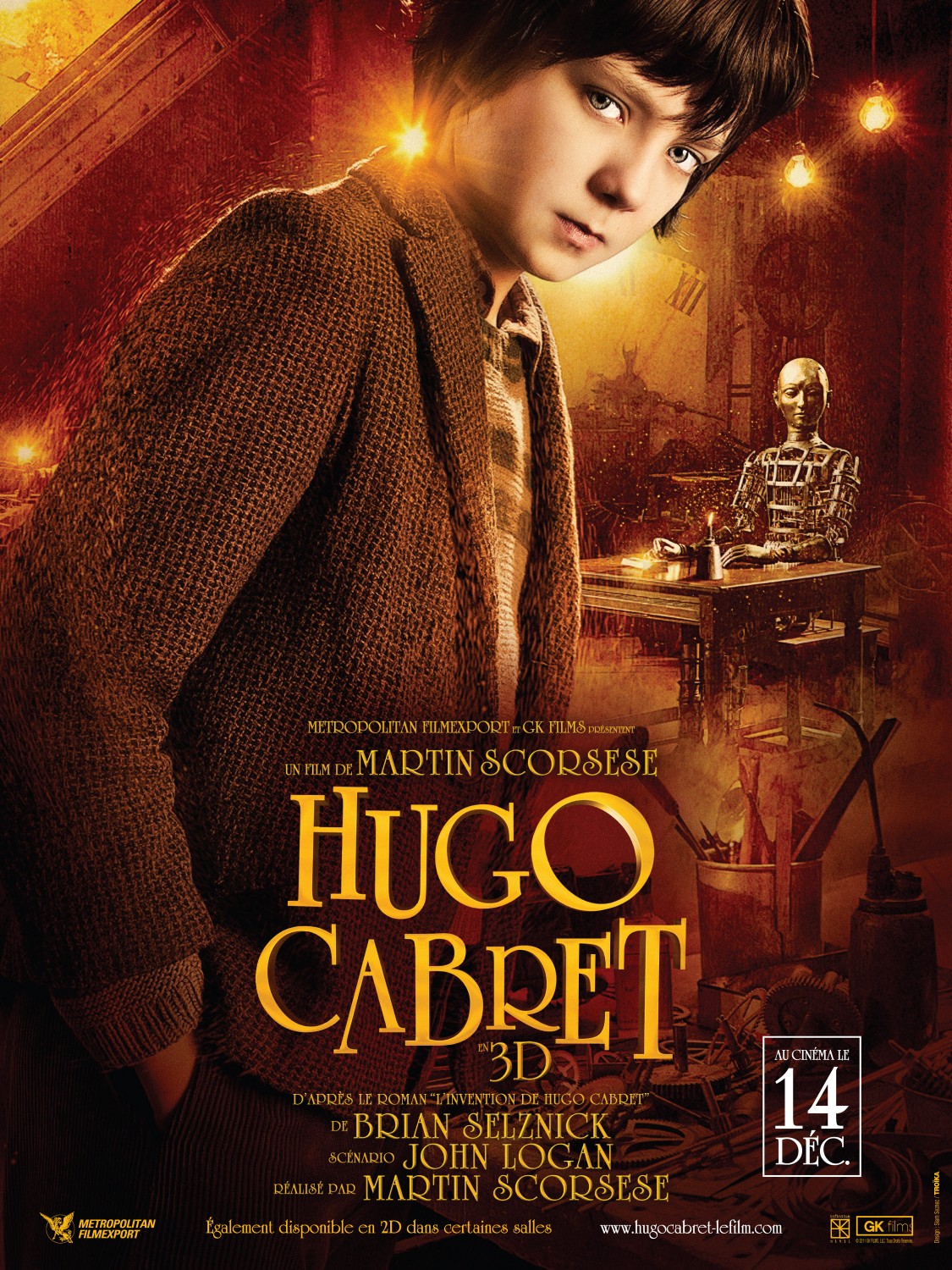 Extra Large Movie Poster Image for Hugo (#4 of 10)