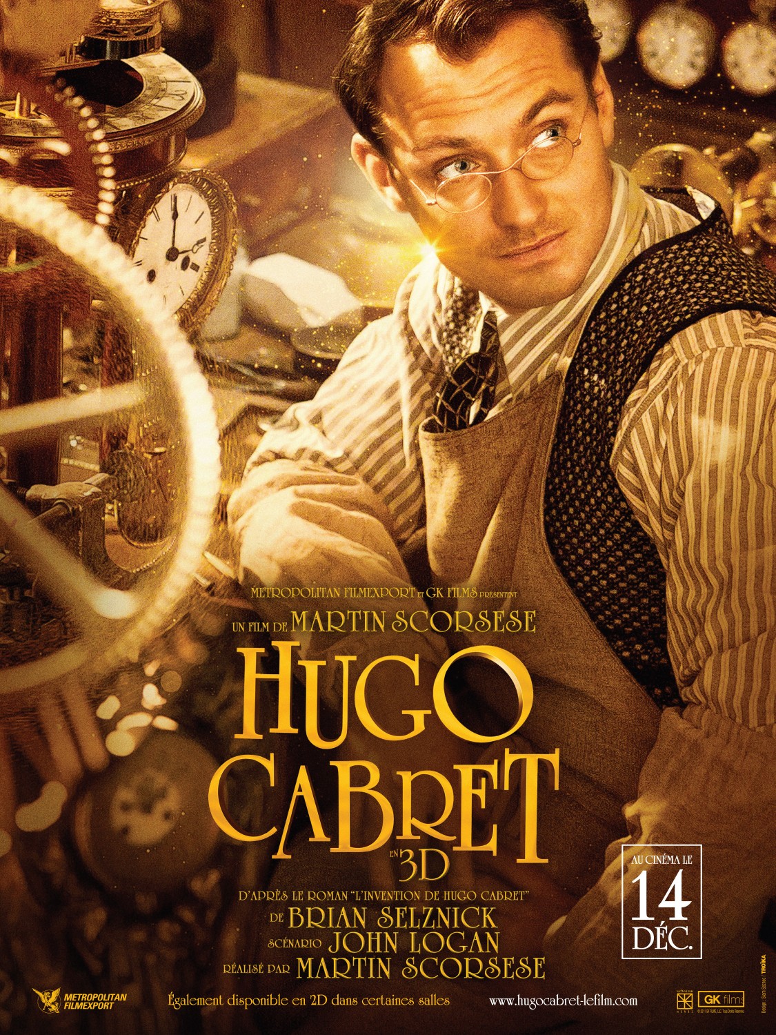 Extra Large Movie Poster Image for Hugo (#8 of 10)