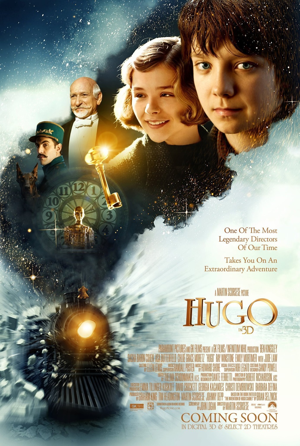 Extra Large Movie Poster Image for Hugo (#9 of 10)