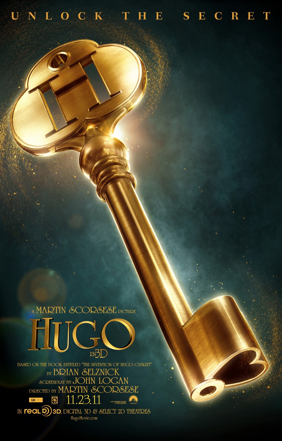 Extra Large Movie Poster Image for Hugo (#1 of 10)