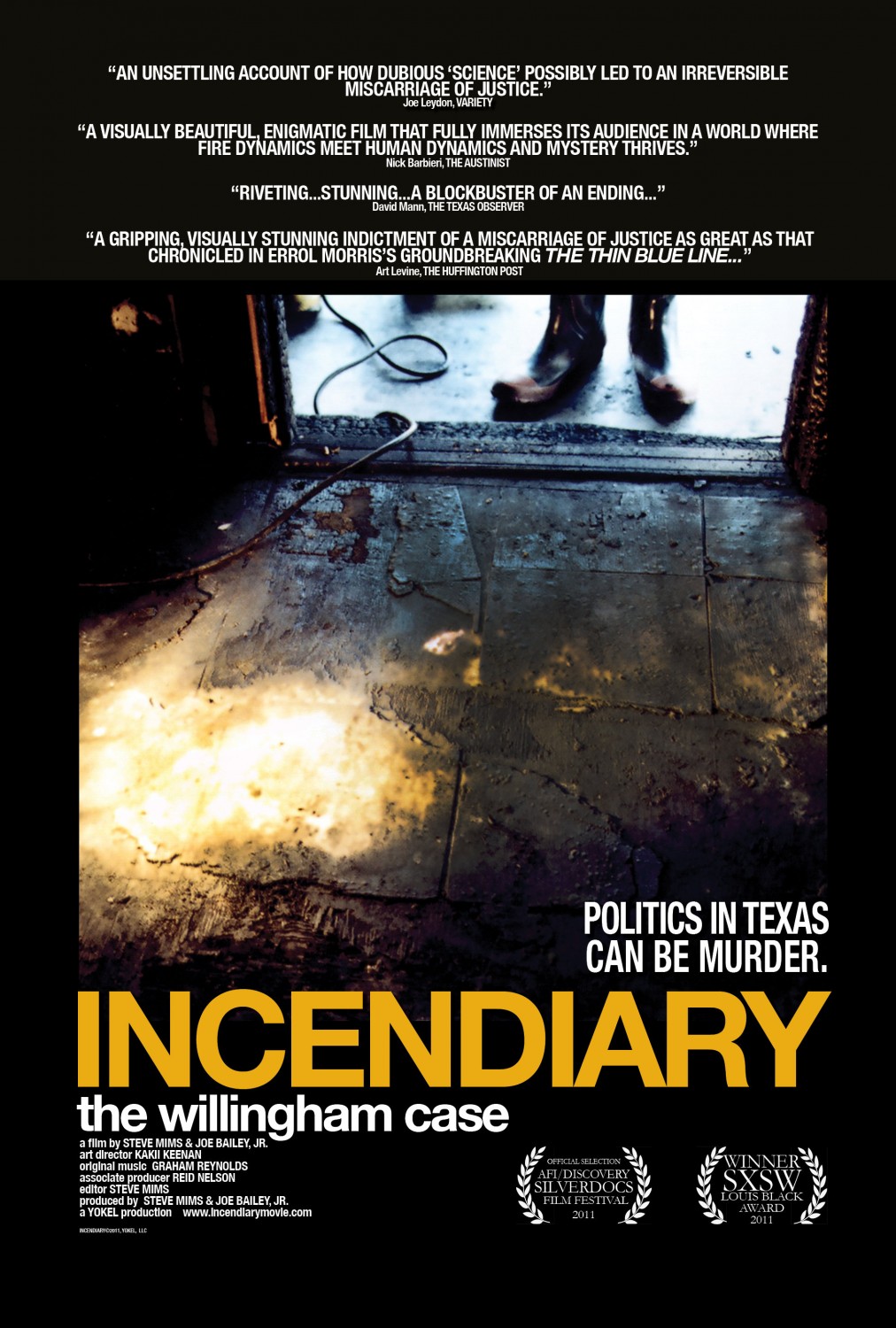 Extra Large Movie Poster Image for Incendiary: The Willingham Case 