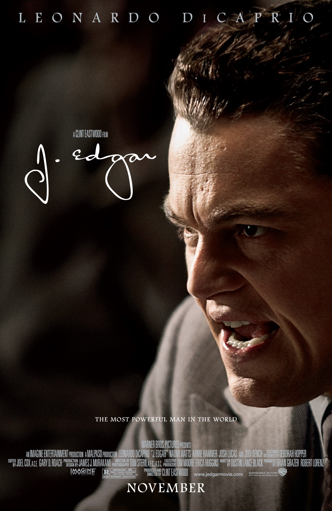 Mega Sized Movie Poster Image for J. Edgar (#1 of 2)