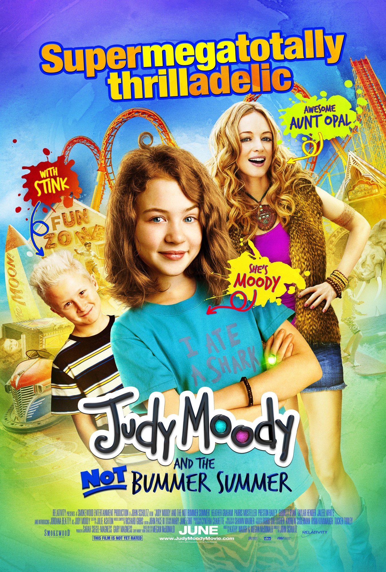 Mega Sized Movie Poster Image for Judy Moody and the Not Bummer Summer (#2 of 2)
