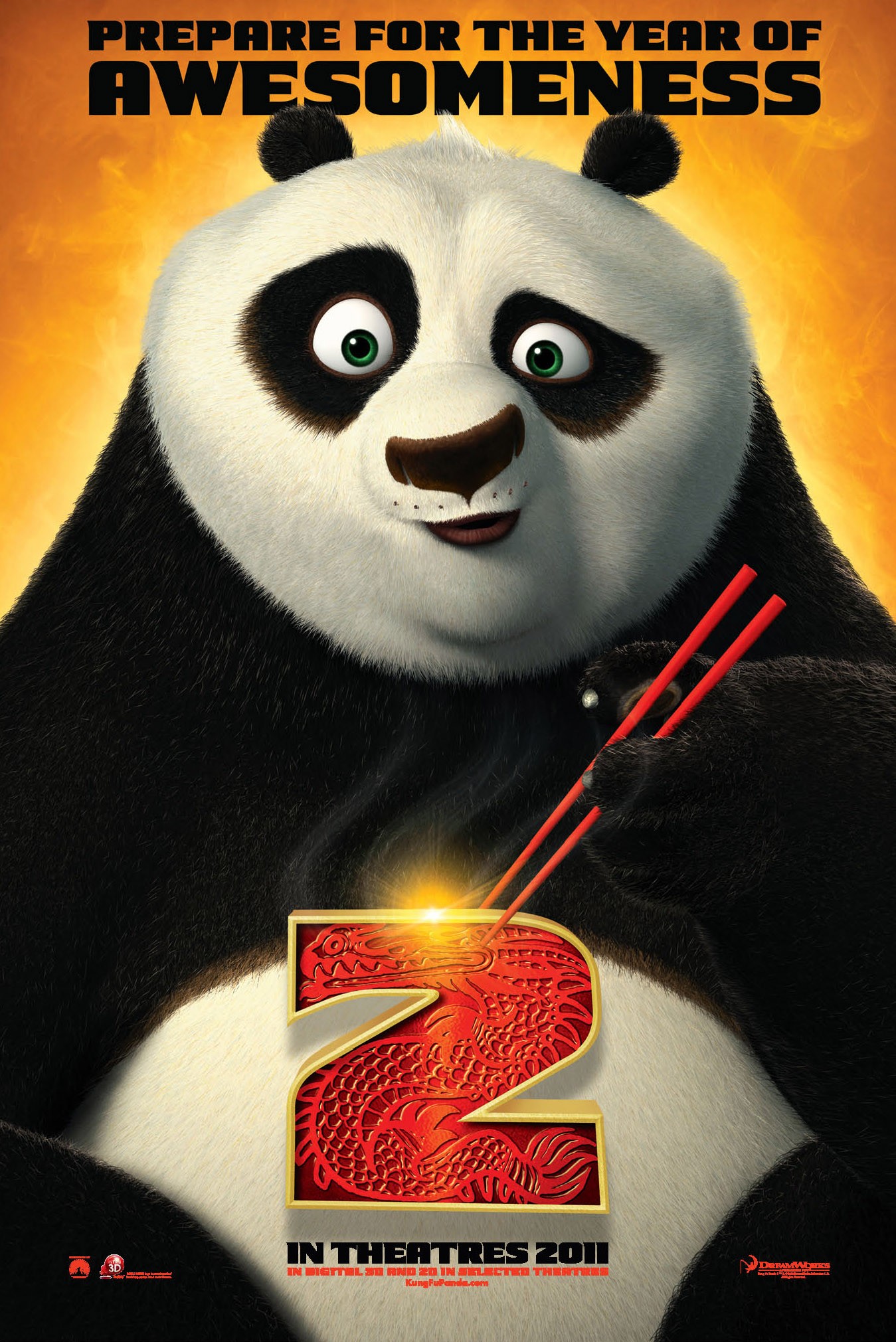 Mega Sized Movie Poster Image for Kung Fu Panda 2 (#2 of 8)