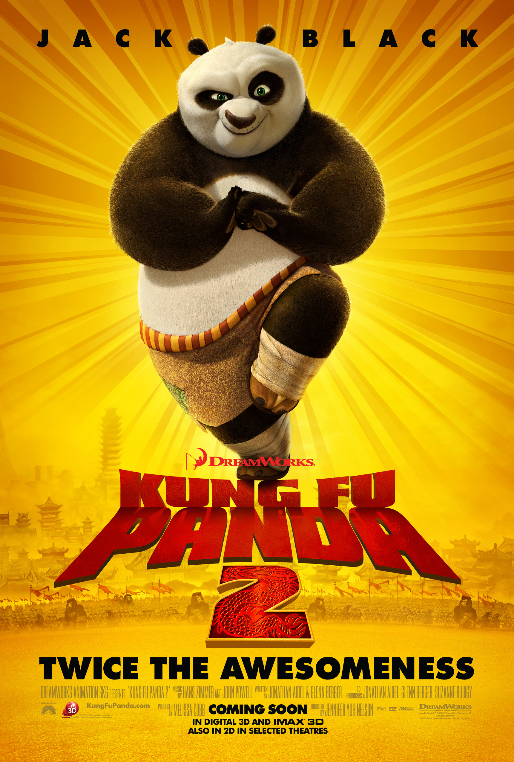 Mega Sized Movie Poster Image for Kung Fu Panda 2 (#4 of 8)