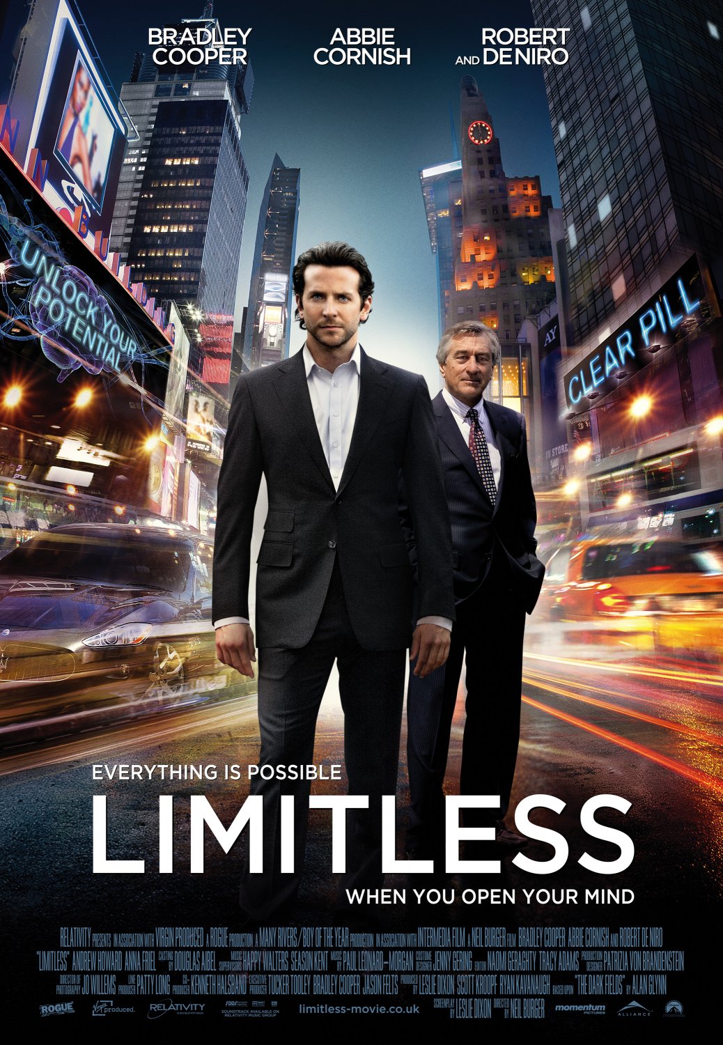 Extra Large Movie Poster Image for Limitless (#3 of 6)