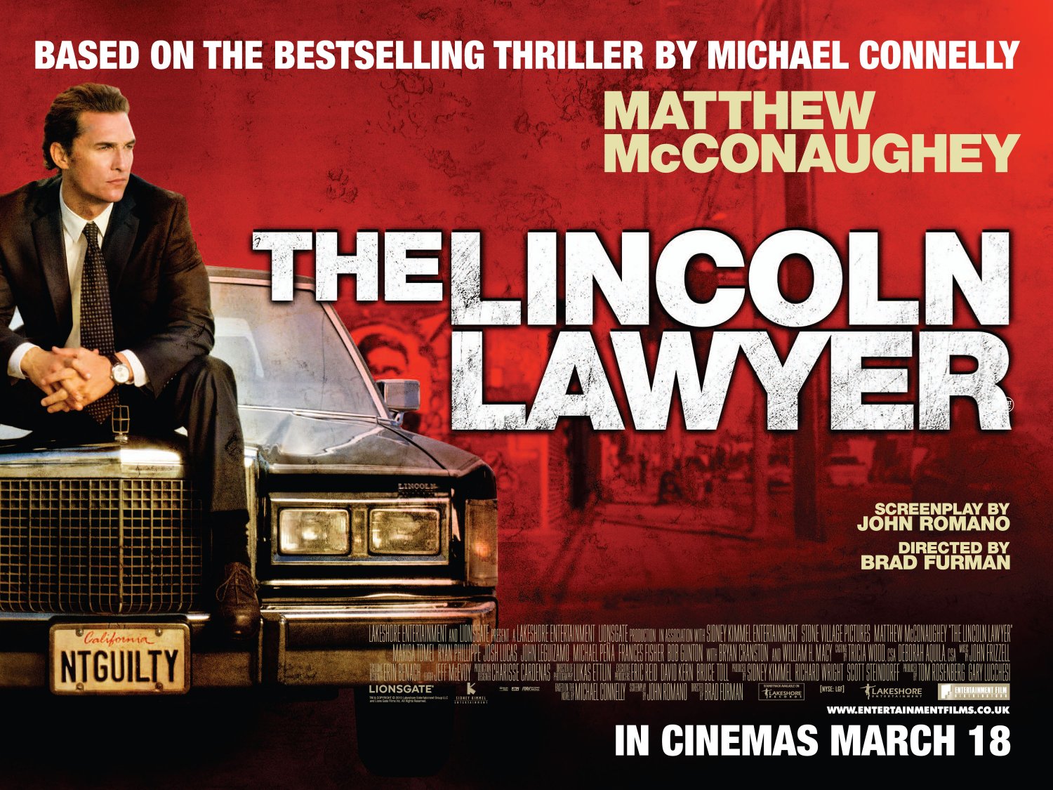 The Lincoln Lawyer movies in Europe